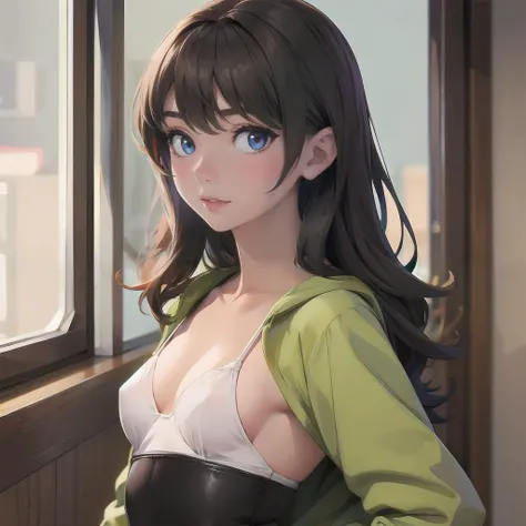 1 girl, small breasts