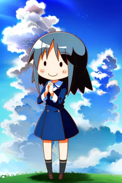 <lora:moreExpressions:1>, 1girl, solo, ._., chibi, smile, masterpiece, best quality,