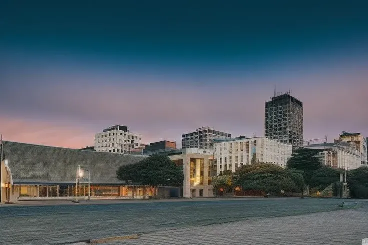 phtdzk1, incredibly detailed, landscape photography, cinematic lighting, volumetric lighting, University of Otago, New Zealand, cphtdzk1