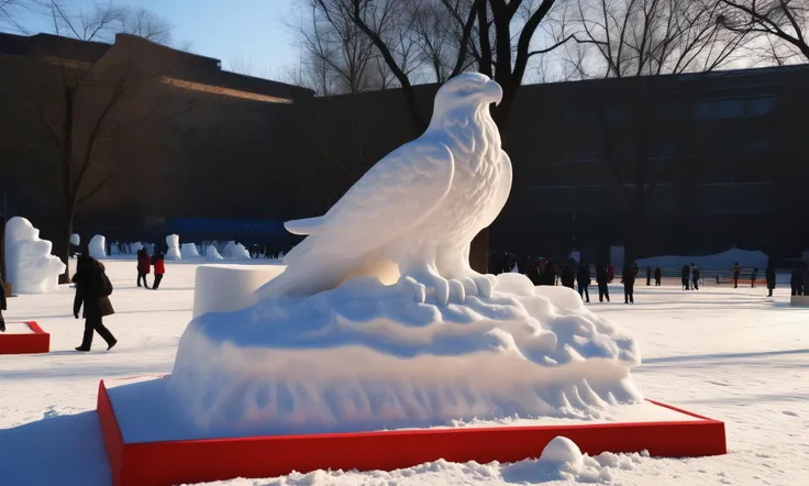 <lora:PE_SnowSculpture:0.8 > PESnowSculpture,Snowsculpture,
beautiful bird
masterpiece, high resolution, octance 4k, high detail,