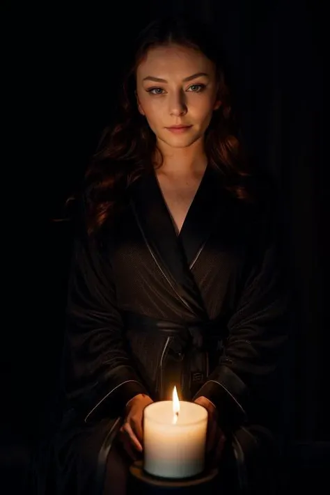 DEN_lolifatale_SG,
(in a dark room in (pitch black:1.2) amongst a (candle light vigil:1.2), (candles:1.1), (candle light:1.1), (pitch black room:1.2), (darkness:1.1), wearing a (sheer robe:1.1), robe, sheer, (lots of candles:1.2):1.2),
bokeh, f1.4, 40mm, photorealistic, raw, 8k, textured skin, skin pores, intricate details  <lora:epi_noiseoffset2:1>, epiCRealism <lora:ClothingAdjuster3:-1>