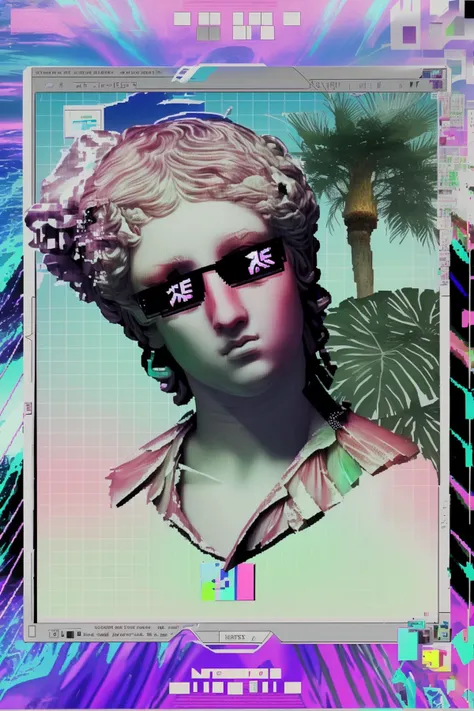 a computer screenshot,  vaporwave, digital art, computer art ,  vapor_graphic