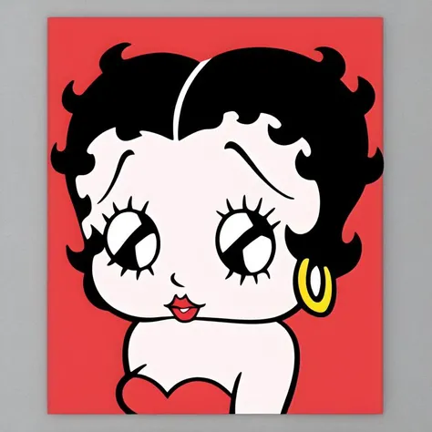 <lora:bettyboop:0.7> a bettyboop girl ,closeup , portrait , chibi