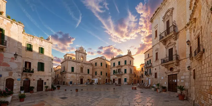 pln plaza with the baroque duomo and the tower with a statue of Saint, adriatic sea in the behind, sunset in a summer day  <lora:evo_car-pln_plaza_DAdapt-LoRA_SD15_v055-000010:0.7>  <lora:tilt-shift:0.3>