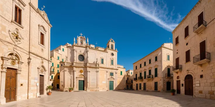 pln plaza with the baroque duomo and the tower with a statue of Saint, (adriatic sea panoramic), in a summer day  <lora:evo_car-pln_plaza_DAdapt-LoRA_SD15_v055-000008:0.6>