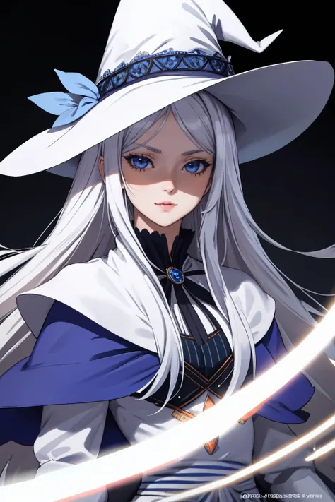 ultra detailed, sharp focus, best quality, masterpiece, colorful, <lora:Belarus:0.9> Belarus, long hair, parted bangs, bright blue eyes, white hair, orange witch outfit, witch hat, best quality, masterpiece, intricate details