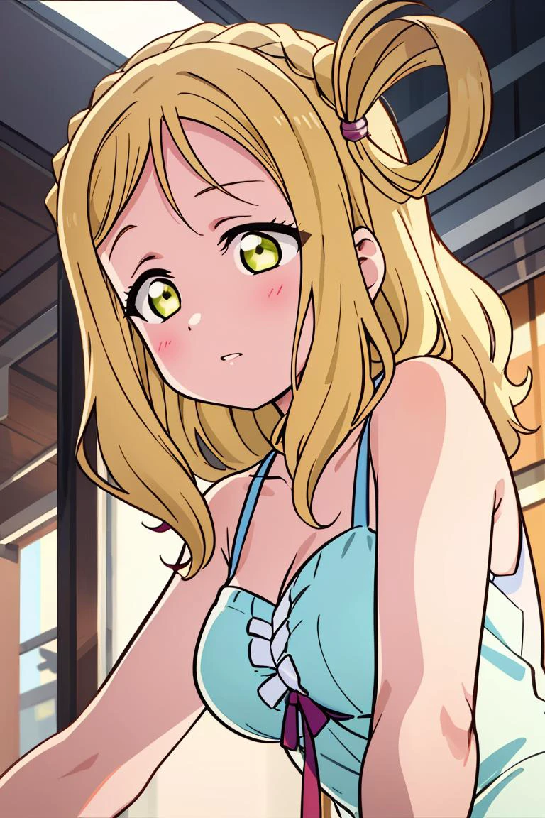 (masterpiece, best quality), 1girl, <lora:mari-lovelive:1> mari ohara