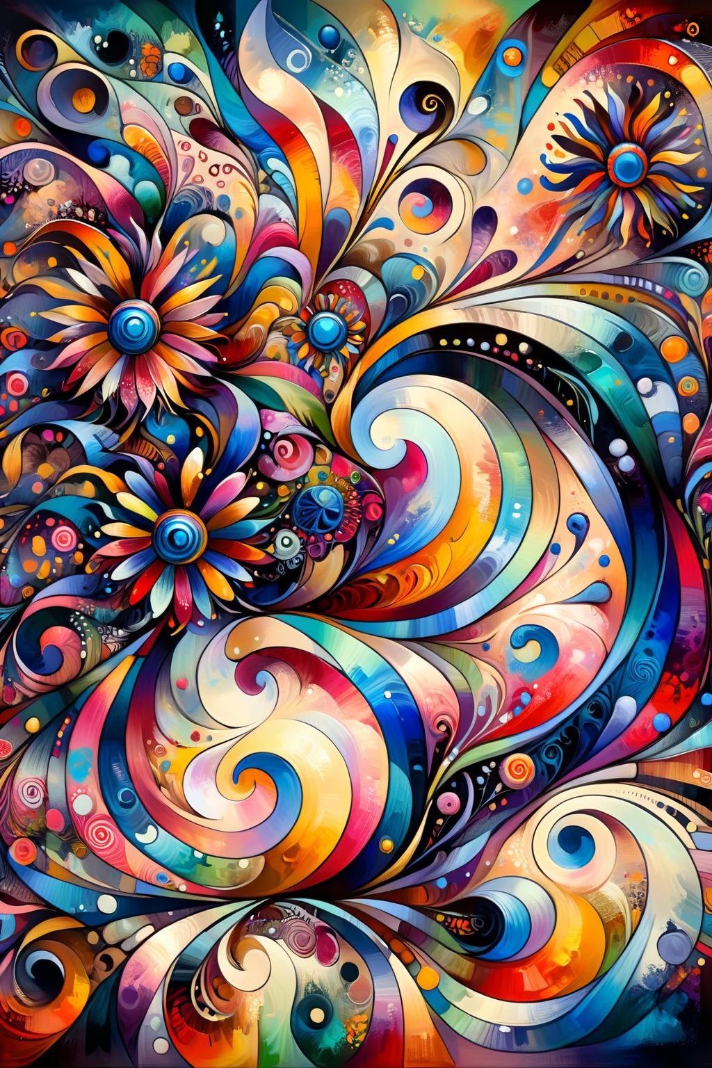 ral-colorswirl,<lora:ral-colorswirl-sdxl:1>,oil and watercolor painting,<lora:oil_and_watercolor_painting:0.7>,
A decorative painting of Color Swirl, Abstraction,
Masterpiece, best quality, ultra detailed, detailed, (zentangle, mandala, tangle, entangle), (ecstasy of flowers: 1.2) dynamic angle, cowboyshot, the most beautiful form of chaos, elegant, a brutalist designed, vivid colours, romanticism, atmospheric,