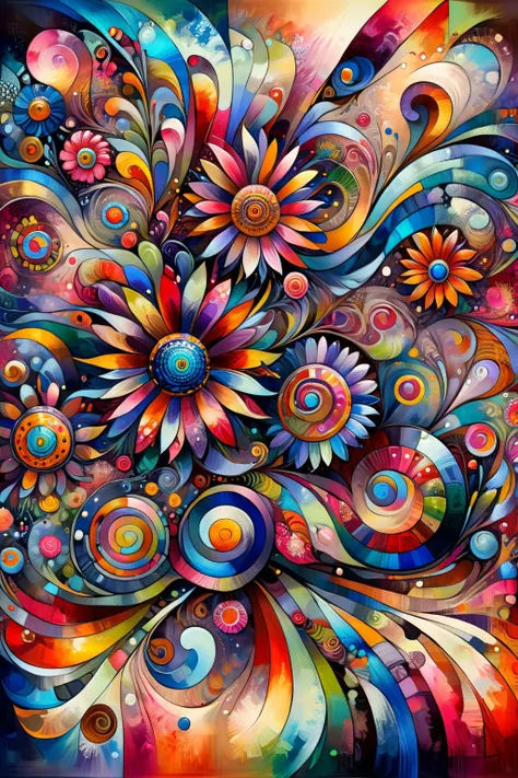 ral-colorswirl,<lora:ral-colorswirl-sdxl:1>,oil and watercolor painting,<lora:oil_and_watercolor_painting:0.7>,
A decorative painting of Color Swirl, Abstraction,
Masterpiece, best quality, ultra detailed, detailed, (zentangle, mandala, tangle, entangle), (ecstasy of flowers: 1.2) dynamic angle, cowboyshot, the most beautiful form of chaos, elegant, a brutalist designed, vivid colours, romanticism, atmospheric,