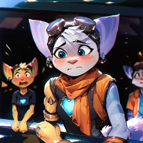 score_9, score_8_up, score_7_up, score_6_up, score_5_up, score_4_up, rivet, anthro, in public, caught,boobs,embarrassed,  <lora:rivet_prodigy_v2-000060:1>