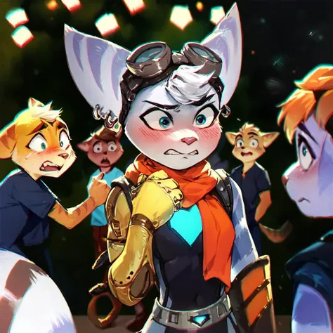 score_9, score_8_up, score_7_up, score_6_up, score_5_up, score_4_up, rivet, anthro, in public, caught,boobs,embarrassed, <lora:rivet_prodigy_v2-000060:1>
