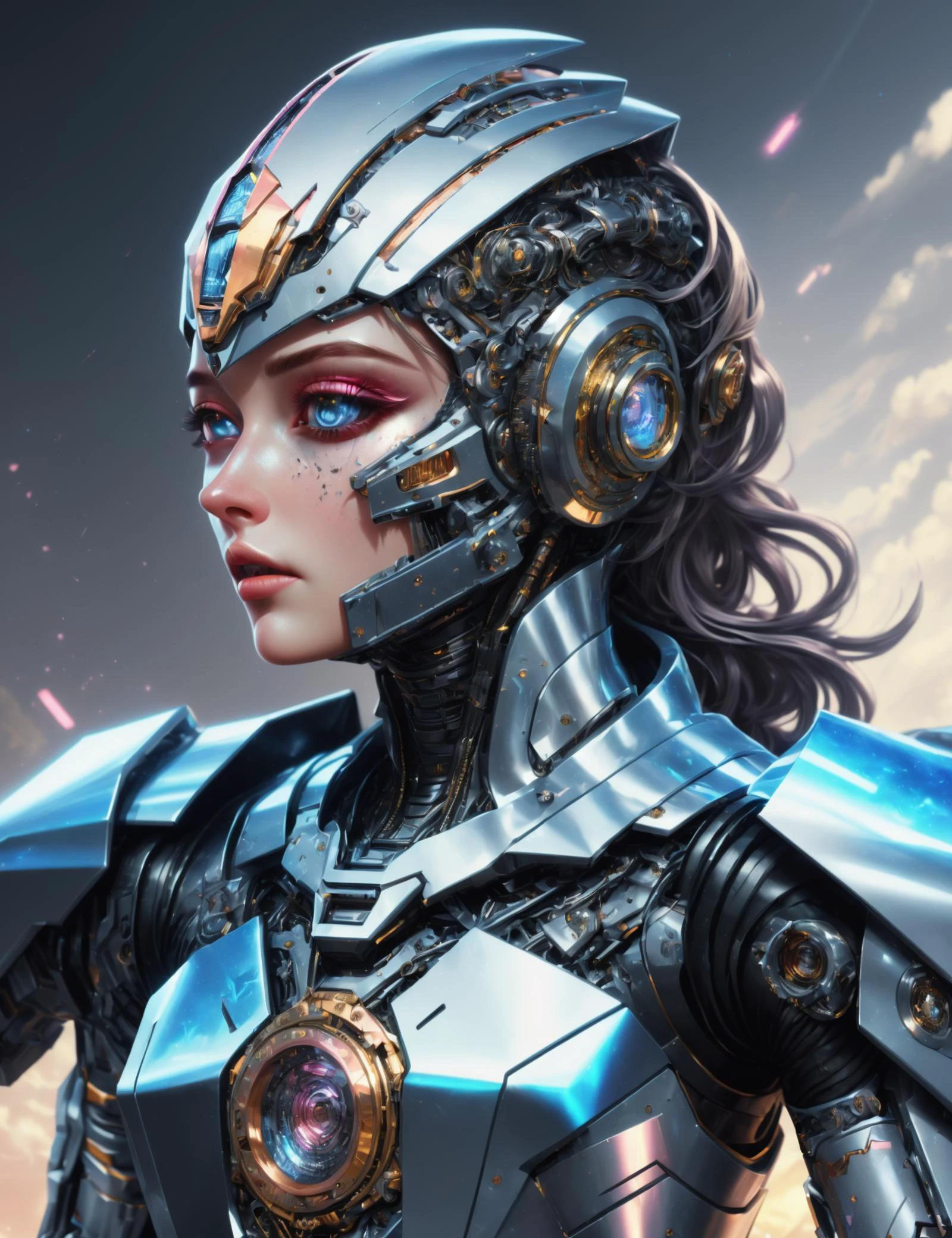 ((best quality)), ((masterpiece)), ((realistic,digital art)), (hyper detailed),DonMR0s30rd3r female knight Color Blocking,Sequins, , octane rendering, raytracing, volumetric lighting, Backlit,Rim Lighting, 8K, HDR <lora:DonMR0s30rd3r-000010:1>