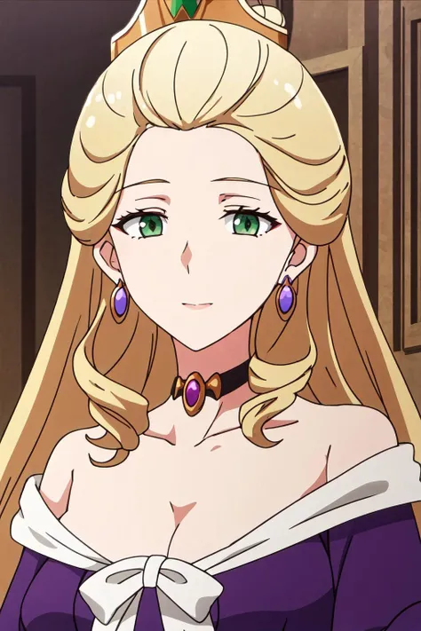 Portrait of ellen, anime art style, dress