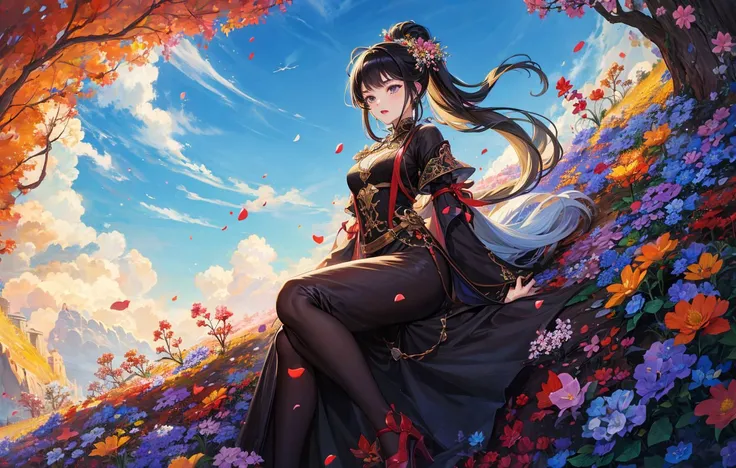 (masterpiece), (extremely intricate:1.2), girl:1.4,flower,sky,8k wallpaper,anime,
 <lora:]{u;v2:0.4>,