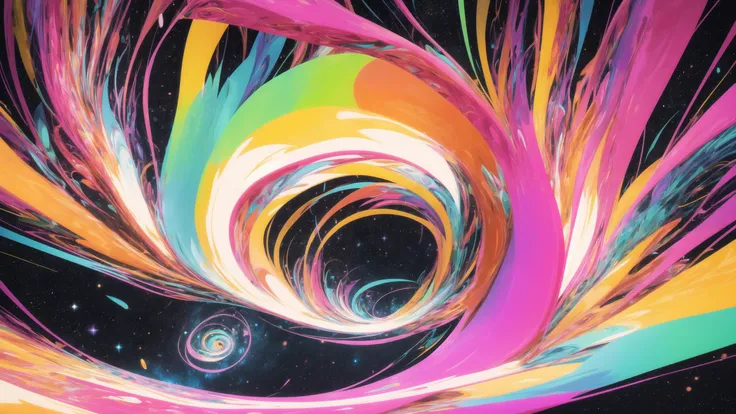 Art By Alex Gray, Psychedelic, Vibrant, Geometric, Detailed, Intricate, Colorful, Abstract Expressionism, trippy, swirls, abstract shapes, multicolored, mesmerizing, sparks, mind blowing, visually stunning, ethereal, cosmic artwork, visionary art, surrealist art, optical illusion, space age design, kinetic art, ethereal dreamscapes, modern art movement, unreal digital art