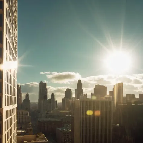 cinematic film still of <lora:The Matrix Style:1>
outdoors, sky, cloud, no humans, sunlight, building, scenery, lens flare, city, sun, cityscape, skyscraper The Matrix Style, shallow depth of field, vignette, highly detailed, high budget, bokeh, cinemascope, moody, epic, gorgeous, film grain, grainy