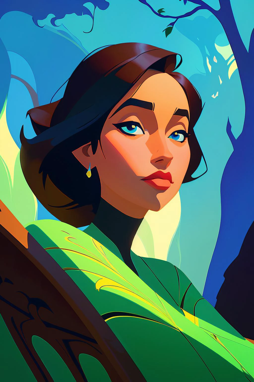 1 woman
beautiful
sitting
closeup
reflections
Eyvind Earle
shadow, dramatic lighting
(best quality, masterpiece)