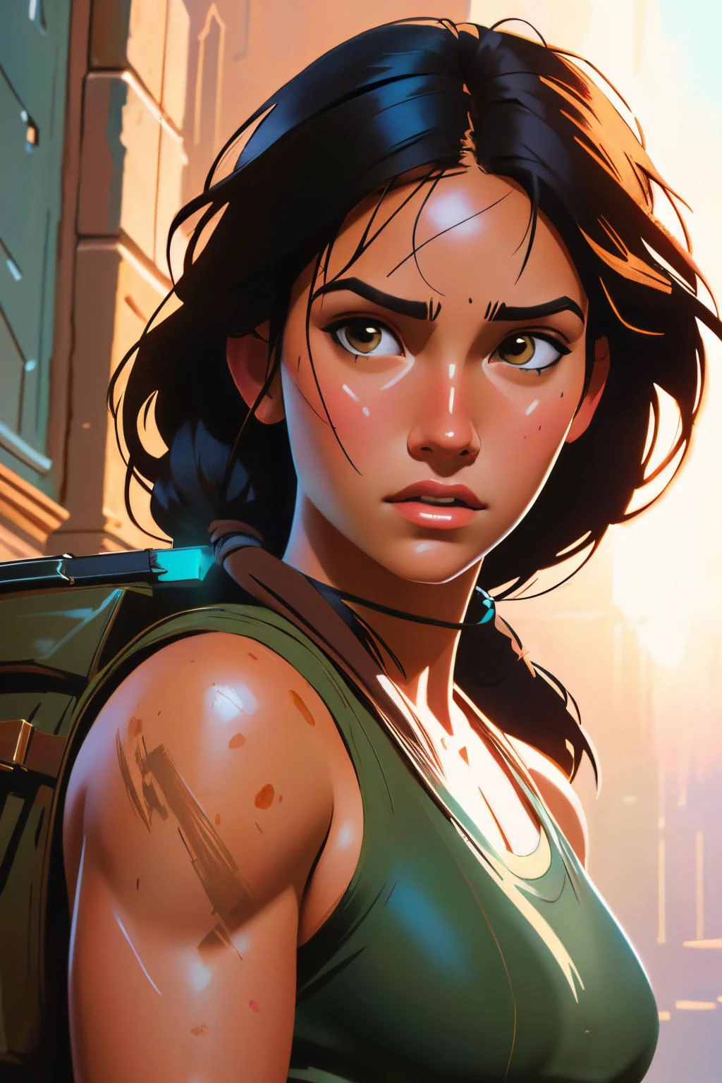 concept art 1girl
detailed face
dirty face
tomb raider
Drew Struzan
(best quality, masterpiece)