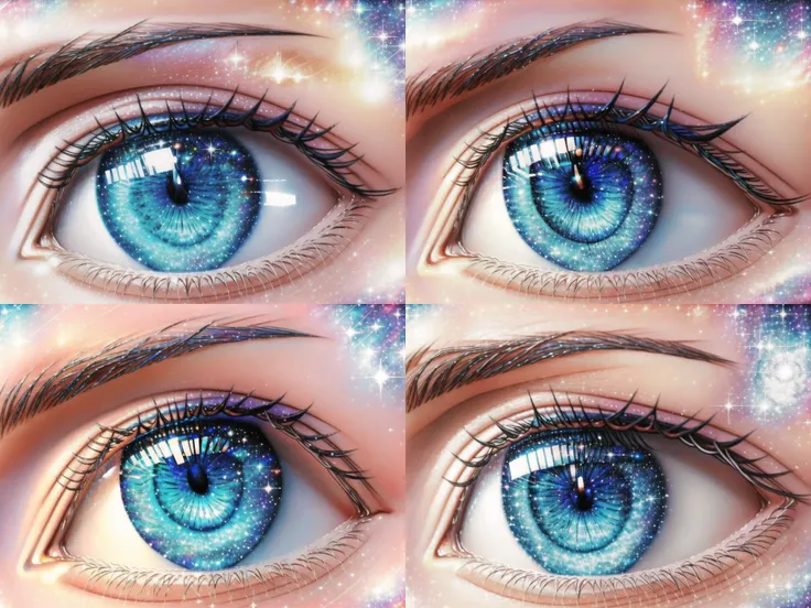 <lora:ANIME_STYLE_Loraeyes_v10_detailed eyes:1>, <lora:ANIME_STYLE_Luisap_12_lightwatery:.25>, macro shot of an anime eye Loraeyes style, beautiful galaxy-like eye with constellations, 64K, f1.2, 800mm, UHD, hyper detailed, super sharp, crisp, (colors inspired by Organic_Rainbow_Blobs:1)