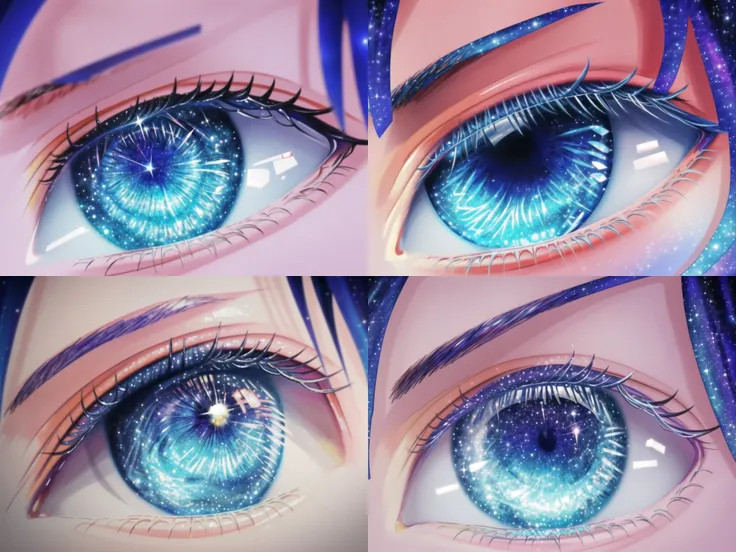 <lora:ANIME_STYLE_Loraeyes_v10_detailed eyes:1>, <lora:ANIME_STYLE_Luisap_12_lightwatery:.25>, macro shot of an anime eye Loraeyes style, beautiful galaxy-like eye with constellations, 64K, f1.2, 800mm, UHD, hyper detailed, super sharp, crisp, (colors inspired by Organic_Rainbow_Blobs:1)