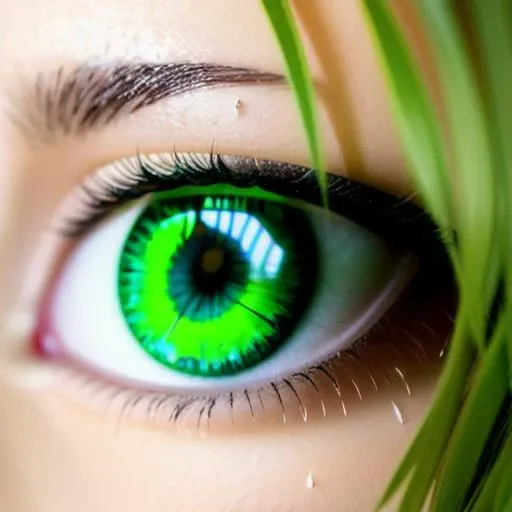 masterpiece, best quality, depth of field, 1girl, <lora:LoraEyes:0.7>, loraeyes, eye focus, close-up, crying, green hair, jewel, star eyes, green, forest, <lora:eyeLora_eyesV10:1>