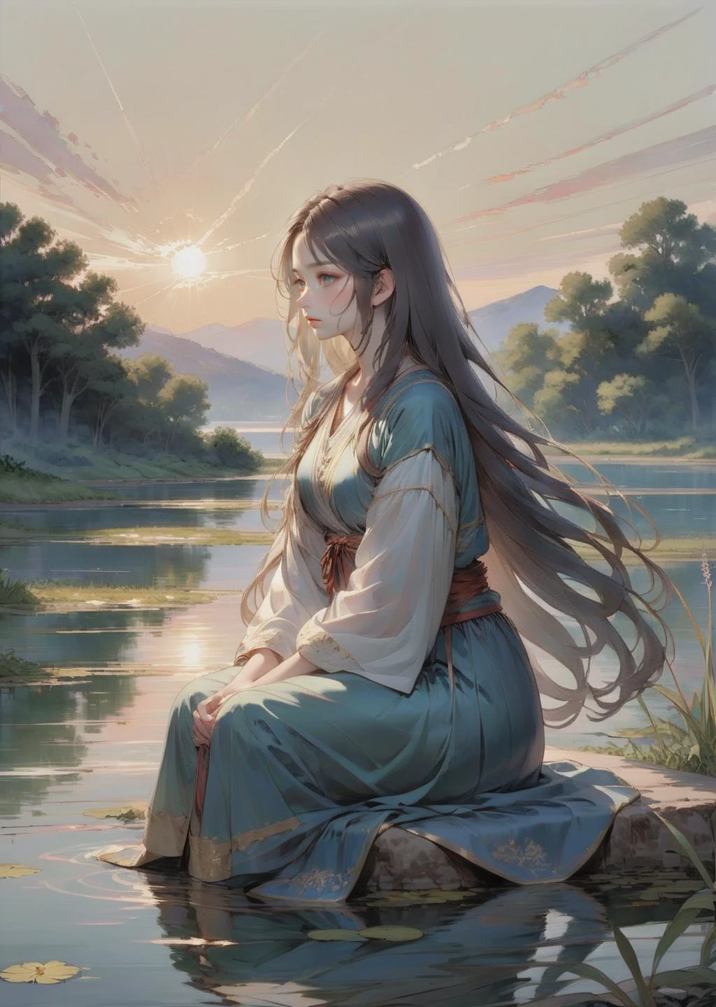 ung woman sit, sad ,
lake
abstract, artistic
gradient
by Jean Giraud Yoshitaka Amano
SimplepositiveXLv1