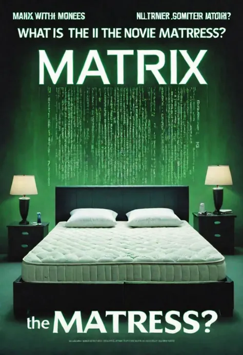 mattress in matrix "what is the mattress?" ,poster