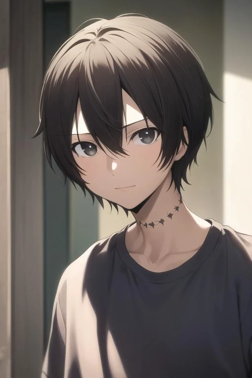 masterpiece, best quality, high quality, 1boy, solo, male focus, looking at viewer, upper body, <lora:kagaya_shuuichi:0.70>, kagaya_shuuichi,