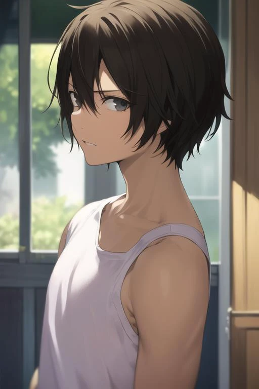 masterpiece, best quality, high quality, 1boy, solo, male focus, looking at viewer, upper body, <lora:kagaya_shuuichi:0.72>, kagaya_shuuichi,