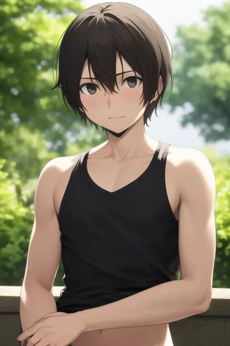 masterpiece, best quality, high quality, 1boy, solo, male focus, looking at viewer, upper body, <lora:kagaya_shuuichi:0.76>, kagaya_shuuichi, <lora:animemix_v3_offset:0.25>