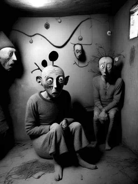<lora:RogerBallen:1>gay men by roger ballen
