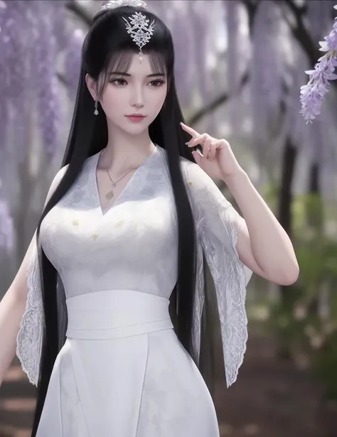 ultra realistic 8k cg, picture-perfect face, flawless, clean, masterpiece, professional artwork, famous artwork, cinematic lighting, cinematic bloom, perfect face, beautiful face, fantasy, dreamlike, unreal, science fiction , beautiful clothes, lace, lace trim, lace-trimmed legwear, (rich:1.4), prestige, luxury, jewelry, diamond, gold, pearl, gem, sapphire, ruby, emerald, intricate detail, delicate pattern, charming, alluring, seductive, erotic, enchanting, hair ornament, necklace, earrings, bracelet, armlet,halo
((,1girl, pov,)) (((,, , depth_of_field, , 1girl, motion_blur, long_hair, photo_\(medium\), , black_hair, chinese_clothes,upper body, 1girl, solo, tree, long_hair, snowflakes,, bare_tree, black_hair, forest, nature, wisteria, ))) <lora:DA_QianYiXue:0.6>