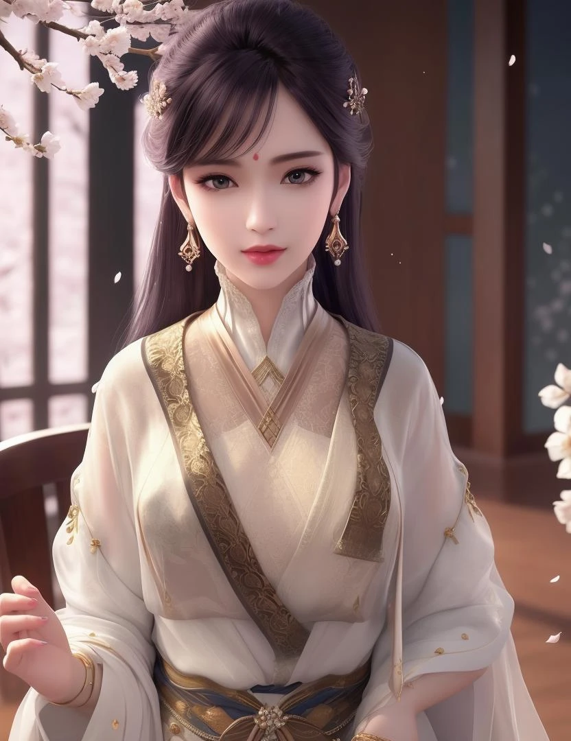 ultra realistic 8k cg, picture-perfect face, flawless, clean, masterpiece, professional artwork, famous artwork, cinematic lighting, cinematic bloom, perfect face, beautiful face, fantasy, dreamlike, unreal, science fiction, beautiful clothes, lace, lace trim, lace-trimmed legwear, (rich:1.4), prestige, luxury, jewelry, diamond, gold, pearl, gem, sapphire, ruby, emerald, intricate detail, delicate pattern, charming, alluring, seductive, erotic, enchanting, hair ornament, necklace, earrings, bracelet, armlet,halo
((,1girl, ,))(((, 1girl, solo, cherry blossoms,sakuramon,looking at viewer, , )))((1girl, solo, black_hair, long_hair, skirt, looking_at_viewer, lips,upper body, )) <lora:DA_XuLingXi:0.6>