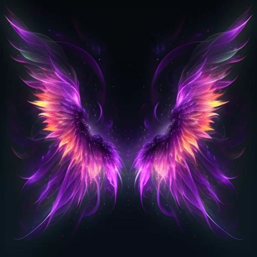 wings,purple,black background<lora:2dhxWings_v1.4:1>