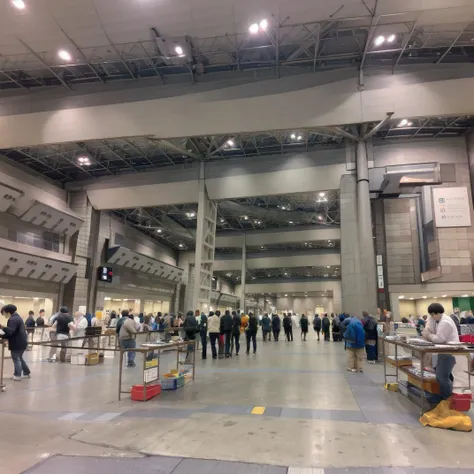 best quality, ultra-detailed, illustration,
zenjitsusetsuei, scenery, indoors, 6+boys, photo background, real world location, people
 <lora:tokyobigsight_EASTHALL_indoors_SD15_V3:1>