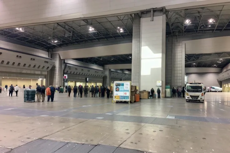best quality, ultra-detailed, illustration,
tokyobigsight, EASTHALL, scenery, indoors, people, real world location, truck
<lora:tokyobigsight_EASTHALL_indoors_SD15_V3:1>