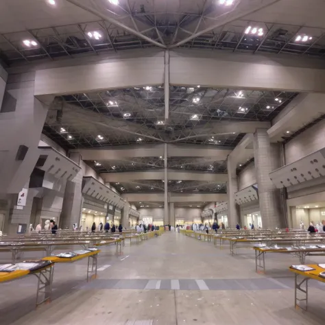 best quality, ultra-detailed, illustration,
zenjitsusetsuei, scenery, indoors, chair, ceiling light, table, light, window
<lora:tokyobigsight_EASTHALL_indoors_SD15_V3:1>