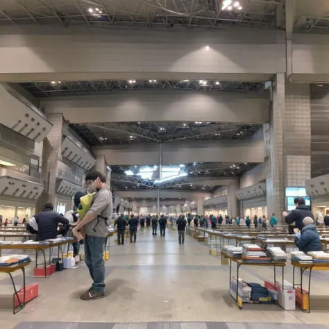 best quality, ultra-detailed, illustration,
zenjitsusetsuei, scenery, indoors, 6+boys, photo background, real world location, people
<lora:tokyobigsight_EASTHALL_indoors_SD15_V3:1>