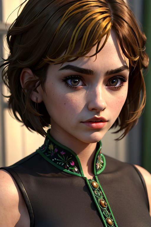 (masterpiece, high quality, best quality, highres, detailed:1.4), medium shot, merula, solo, beautifully detailed woman, beautifully detailed mouth, extremely detailed eyes and face, beautiful detailed eyes, (pouty lips:1.3), makeup, detailed background
