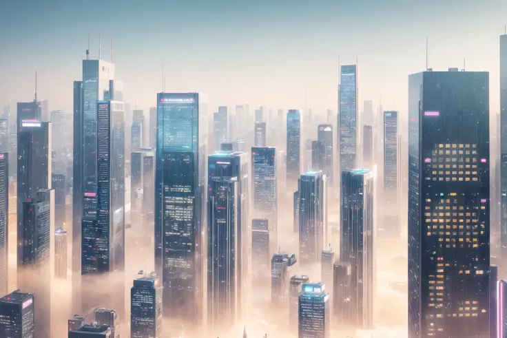 real, realistic, photorealistic, RAW photo,panoramic shot, 8k uhd, dslr, soft lighting, high quality, film grain, Fujifilm XT3, one shot, futuristic city, mist, kawaii <lora:add_detail:0.8> <lora:offset_0.2:0.6> <lora:KawaiiTech:0.6>