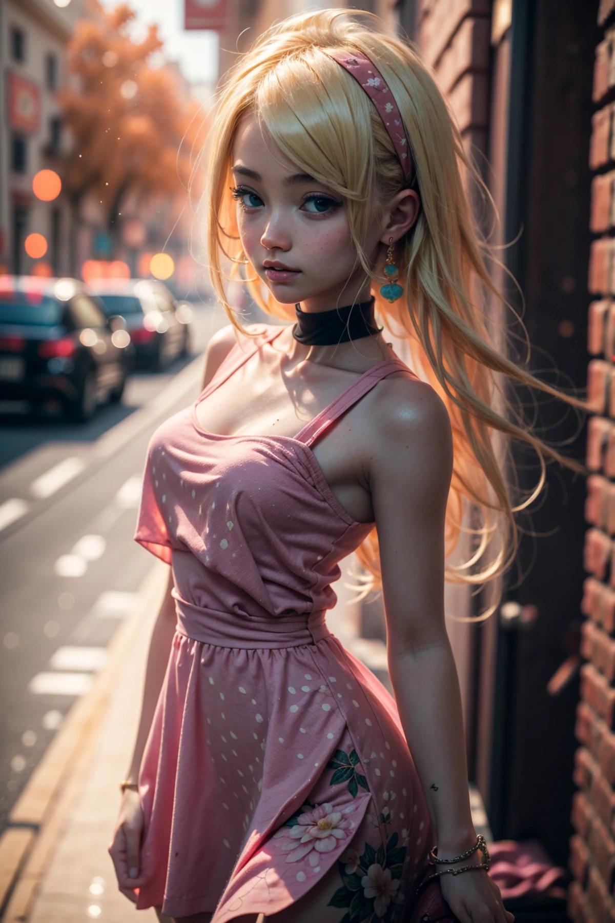 30 years old slender Mandy, blonde, pink dress, ttcolor, bokeh effect, <lora:Mandy-10:0.6>. <lora:BokehMecha:0.5> <lora:beauty_eyes:0.2> <lora:perfecteyes-000007:0.25> <lora:ttcolor_v2:0.25> <lora:ilse2.2:0.4>