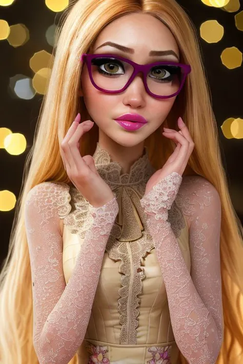 photography, bokeh, highres, ultra detailed, intricate details, absurdres, masterpiece, full body shot, BREAK 1girl, beautifully detailed woman, beautifully detailed mouth, extremely detailed eyes and face, beautiful detailed eyes, matte eyeshadow, eyelashes, eyeliner, ultra glossy lipstick, (pouty lips:1.3), makeup, blush, BREAK detailed background, BREAK hlcivil, glasses, <lora:HoneyLemonV2:1>, BREAK