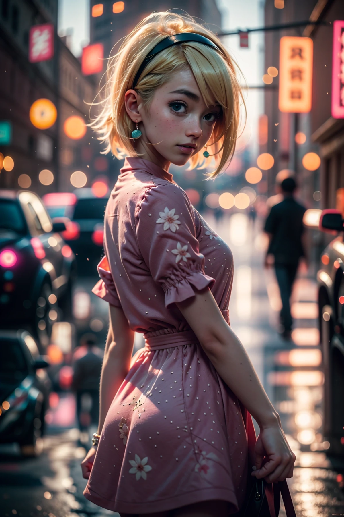 30 years old slender Mandy, blonde, pink dress, ttcolor, bokeh effect, <lora:Mandy-10:0.6>. <lora:BokehMecha:0.5> <lora:beauty_eyes:0.2> <lora:perfecteyes-000007:0.25> <lora:ttcolor_v2:0.25> <lora:ilse2.2:0.4>