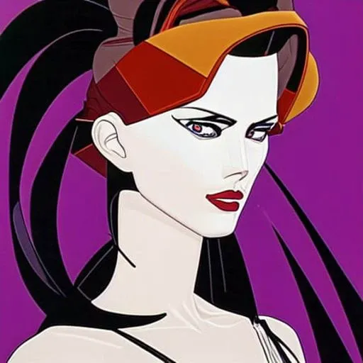 a woman's portrait, style-nagel