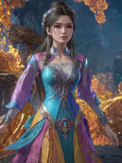 Best quality at best,tmasterpiece,Very detailed details,A high resolution,8k,Complicated details,realisticlying,Photorealsitic,dramatic lighting,1girll,dunhuang_clothes,dunhuang_dress,little breast,Partially hidden by clothing,(ssee-through:1.3),Through a thin veil,A glimpse of the breasts can be seen,Create an alluring and suggestive effect,A glimpse of her skin and the contours of her chest was revealed,cowboy lens,whirling,Different angles