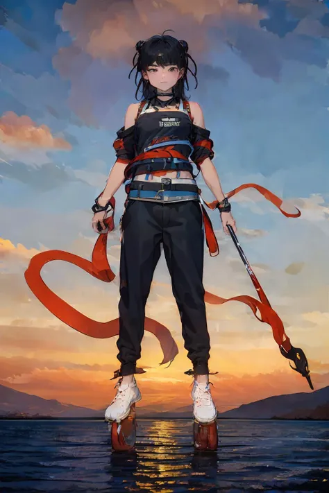 (masterpiece:1.5),(best quality:1.5),8k,high quality,absurdres,1boy, <lora:nezha_20230529030816:1>