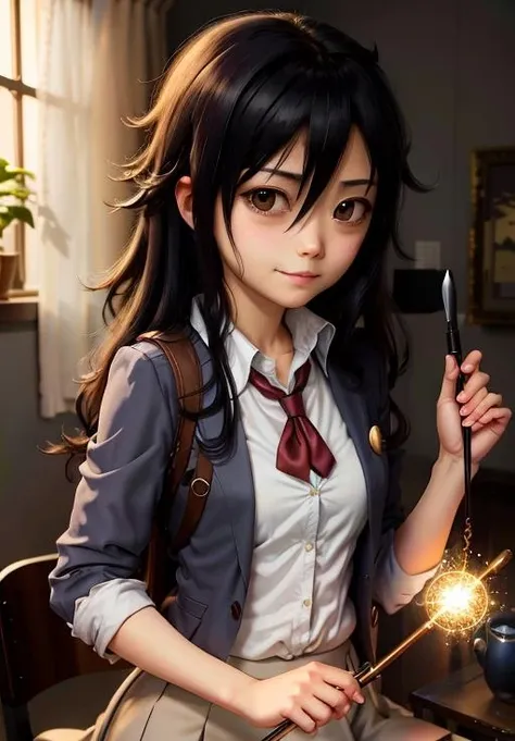 <lora:Kuroki_Tomoko:0.8>, Kuroki_Tomoko, smirk,, (magical, magnificent, masterpiece:1.3), (highly detailed, high quality:1.3)