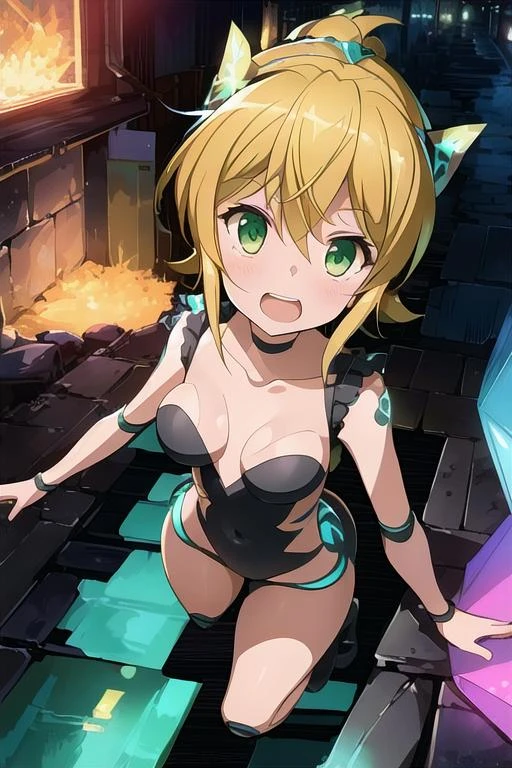 (highres,best_quality),(1girl,solo),(kirika_Another,green_eyes:1.2),outdoors,from_below,<lora:kirika_A:1>