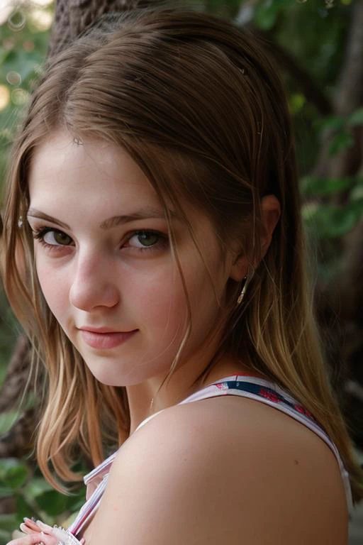 <lora:CuteChloe:0.8>, full color portrait of a young woman, natural light, RAW photo, subject, 8k uhd, dslr, soft lighting, high quality, film grain, Nikon D850