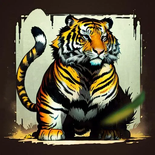 a tiger, stranski <lora:Stranski_v1-000020:0.9>